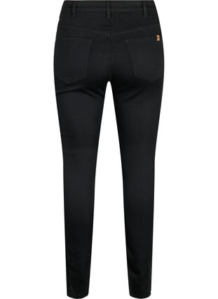 High Waist Amy-Jeans mit Knöpfen, Black, Packshot image number 1