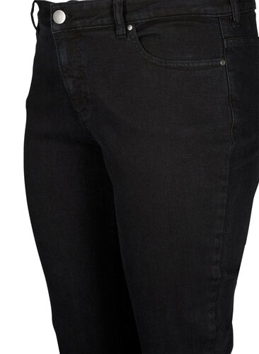 Emily Jeans mit regulärer Taille und schlankem Schnitt, Black, Packshot image number 2