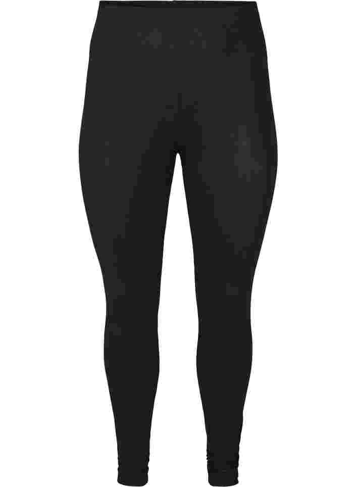 Basic-Leggings aus Viskose, Black, Packshot image number 0
