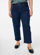 Gek&uuml;rzte Vera Jeans mit geradem Bein, Blau, Model image number 2