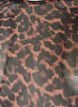 Bluse aus Mesh mit Print, Braun, Packshot image number 2