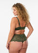 Hipster-String mit Spitze und Mikrofaser, Gr&uuml;n, Model image number 1