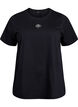 T-Shirt mit dekorativen Details, Schwarz, Packshot image number 0