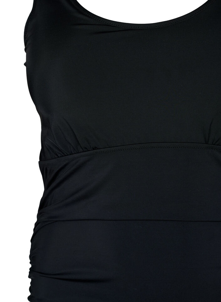 Badeanzug mit Bein, Schwarz, Packshot image number 2