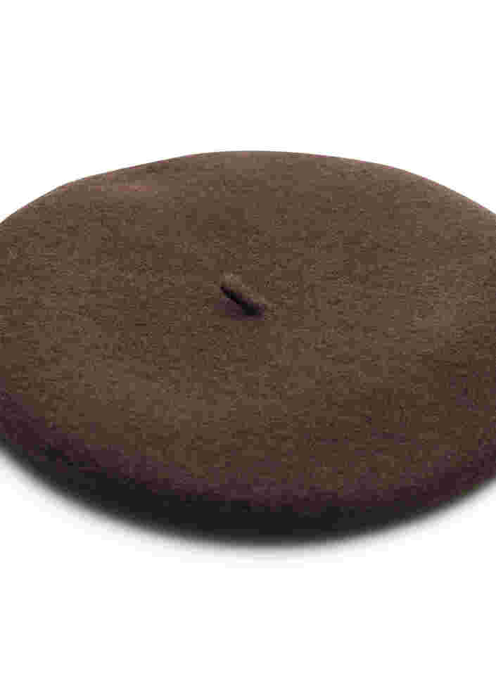 Barett aus Wolle, Coffee Bean, Packshot image number 1