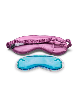 Schlafmaske mit Geleinlagen, Sunset Purple, Packshot image number 3
