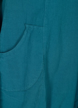 Kleid mit Taschen, Blue Coral, Packshot image number 3