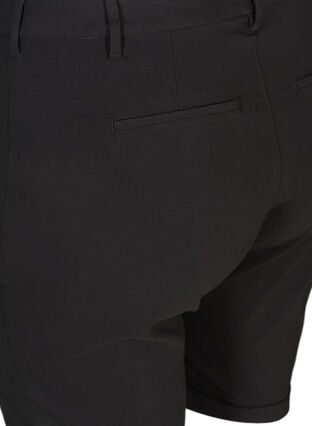 Shorts aus Viskosemischung, Black, Packshot image number 3