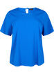 Kurzärmelige Bluse aus Viskose mit Schleifen, Princess Blue, Packshot image number 0