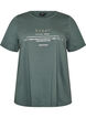 T-Shirt mit Print, Gr&uuml;n, Packshot image number 0