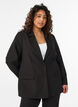 Klassischer Blazer mit Knopfverschluss, Schwarz, Model image number 0