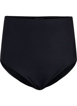 Bikini-Unterteil mit extra hoher Taille, Black, Packshot image number 0