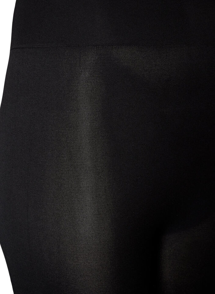 Nahtlose Radlerhose, Schwarz, Packshot image number 2