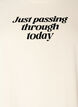 T-Shirt aus Baumwolle mit Textprint, Wei&szlig;, Packshot image number 2