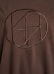 Sweatshirt mit Motiv, Braun, Packshot image number 2
