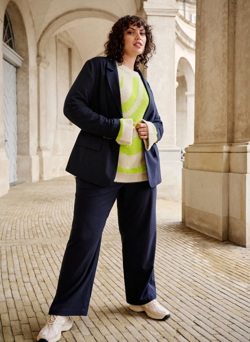 Klassische Hose mit gerader Passform, Night Sky, Image image number 0