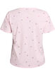 T-Shirt aus Bio-Baumwolle mit aufgestickten Motiven, Pink, Packshot image number 1