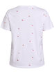 T-Shirt aus Bio-Baumwolle mit aufgestickten Motiven, Wei&szlig;, Packshot image number 1