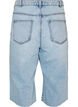 Cropped Jeans mit abgenutzter Optik und offenen Kanten, Blau, Packshot image number 1