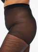 Strumpfhose mit Glitzer-Zebramuster und 30 Denier, Schwarz, Model image number 2