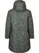 Gepolsterte Winterjacke mit Blumenprint, Gr&uuml;n, Packshot image number 1