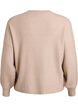 Rippenstrick Strickjacke mit Kn&ouml;pfen, Beige, Packshot image number 1