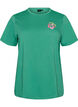 T-Shirt aus Bio-Baumwolle mit R&uuml;ckenprint, Gr&uuml;n, Packshot image number 0