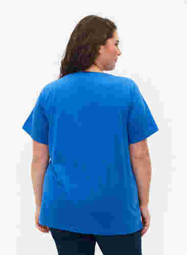 FLASH - T-Shirt mit Motiv, Strong Blue, Model image number 1