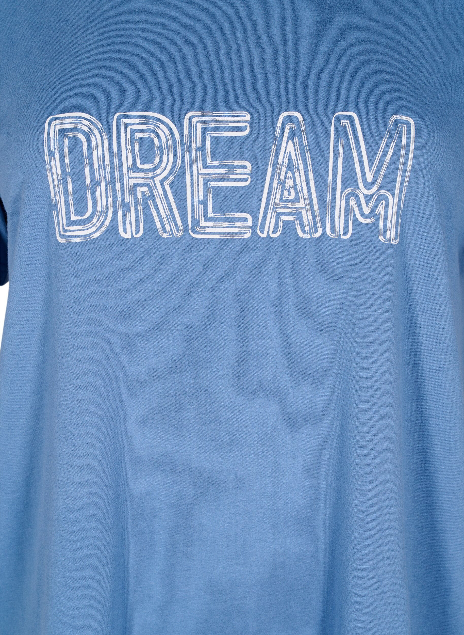 Zizzi FLASH - T-Shirt mit Print, Blau, Packshot image number 2