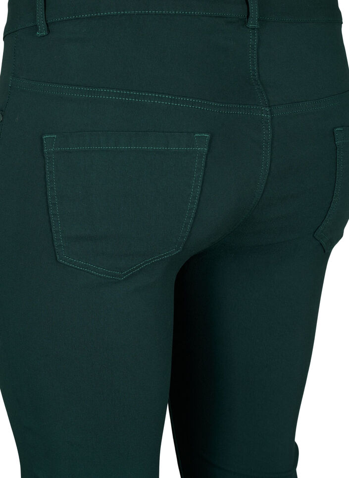Slim Fit Hose mit Hosentaschen, Gr&uuml;n, Packshot image number 3