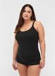 Light Shapewear Top mit verstellbaren Trägern, Black, Model image number 0