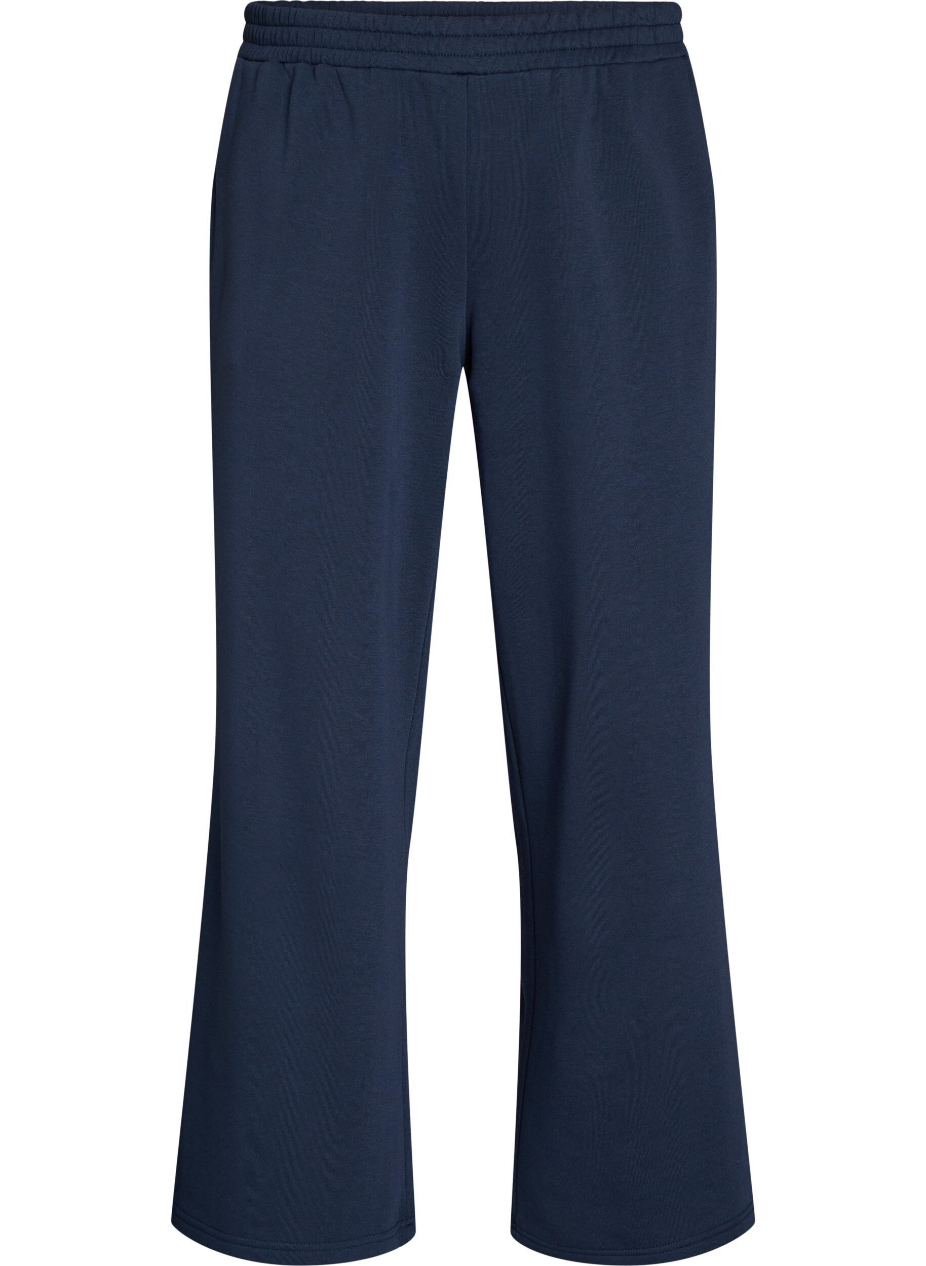 ZizziHoch taillierte Sweatpants mit weitem Bein, Blau, Packshot image number 0