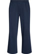 Hoch taillierte Sweatpants mit weitem Bein, Blau, Packshot image number 0