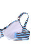 Bügel-Bikini-BH mit Motiv, Blau, Packshot image number 3