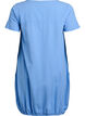 Baumwollkleid mit kurzen &Auml;rmeln, Blau, Packshot image number 1