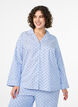 Pyjamahemd aus Seersucker mit langen &Auml;rmeln, Blau, Model image number 0