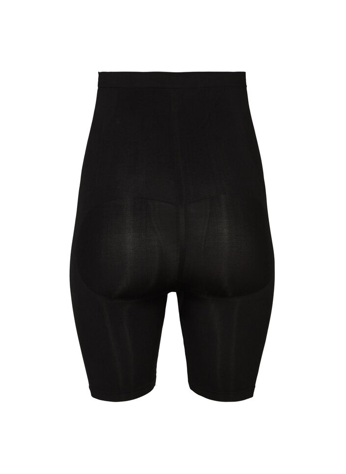 Hochtaillierte Shapewear Shorts, Schwarz, Packshot image number 1