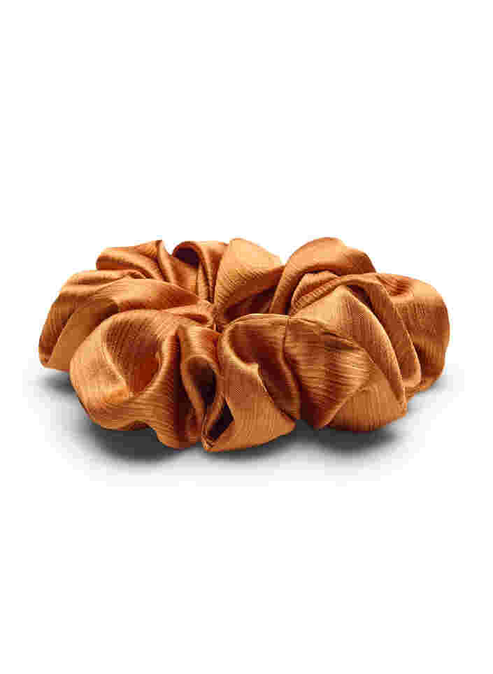 Unifarbenes Scrunchie, Copper , Packshot image number 1