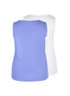 2er-Pack Basic Tanktop in Ripp Optik, Ultramarine/White, Packshot image number 1