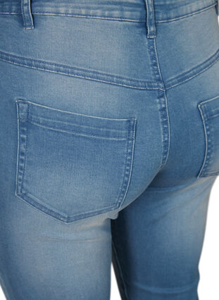 Slim Fit Emily Capri Jeans, Light blue denim, Packshot image number 3