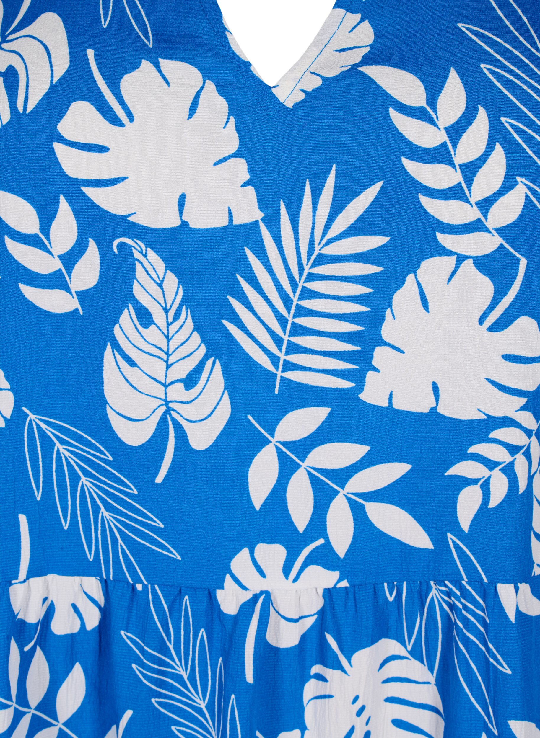 Zizzi FLASH &ndash; A-Linien-Kleid mit Print, Skydiver White AOP, Packshot image number 2