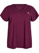 Lockeres Trainings-T-Shirt mit V-Ausschnitt, Rot, Packshot image number 0