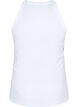 Geripptes Tanktop aus Baumwolle, Bright White, Packshot image number 1