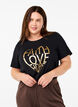 FLASH - T-Shirt mit Motiv, Black Gold Faith, Model image number 0