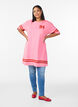 Sportliches T-Shirtkleid aus Baumwolle, Pink, Model image number 1