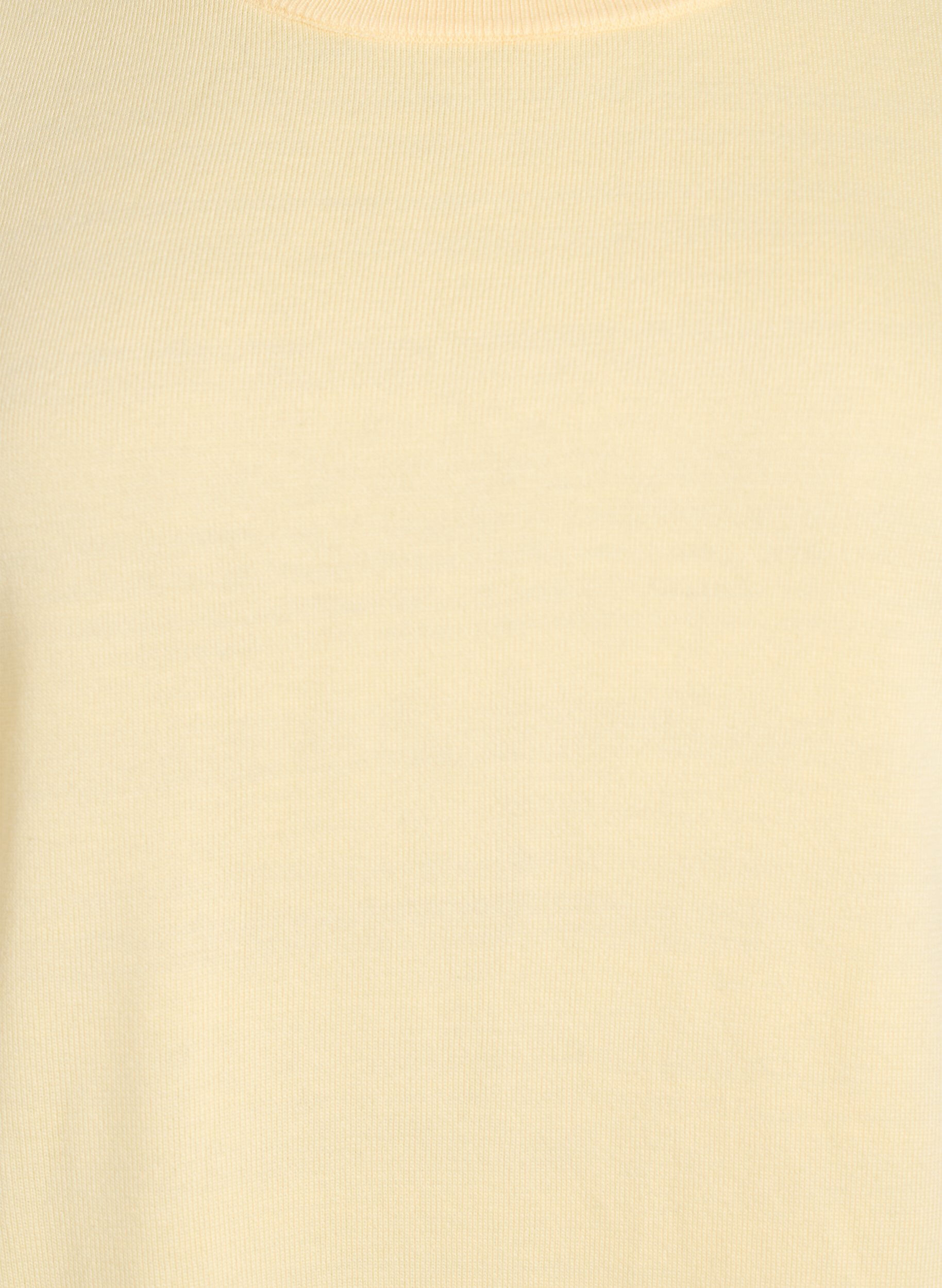 Zizzi Fein gestrickte Bluse mit kurzen &Auml;rmeln, Gelb, Packshot image number 2