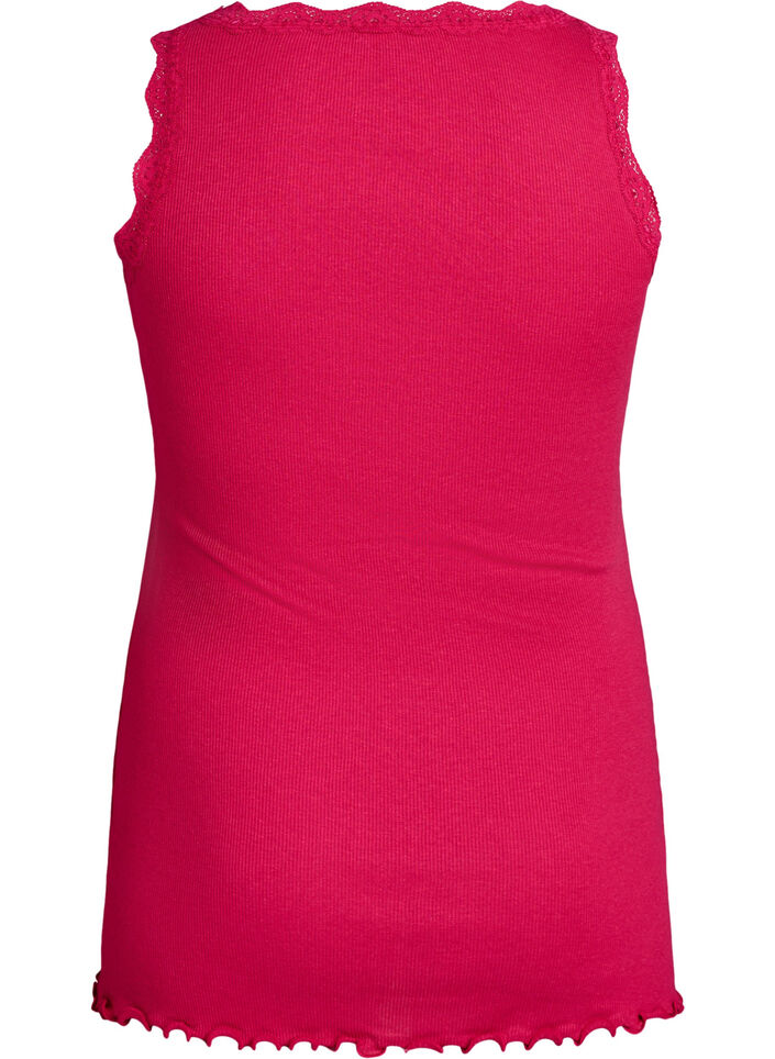 Top mit Spitzen, Pink, Packshot image number 1
