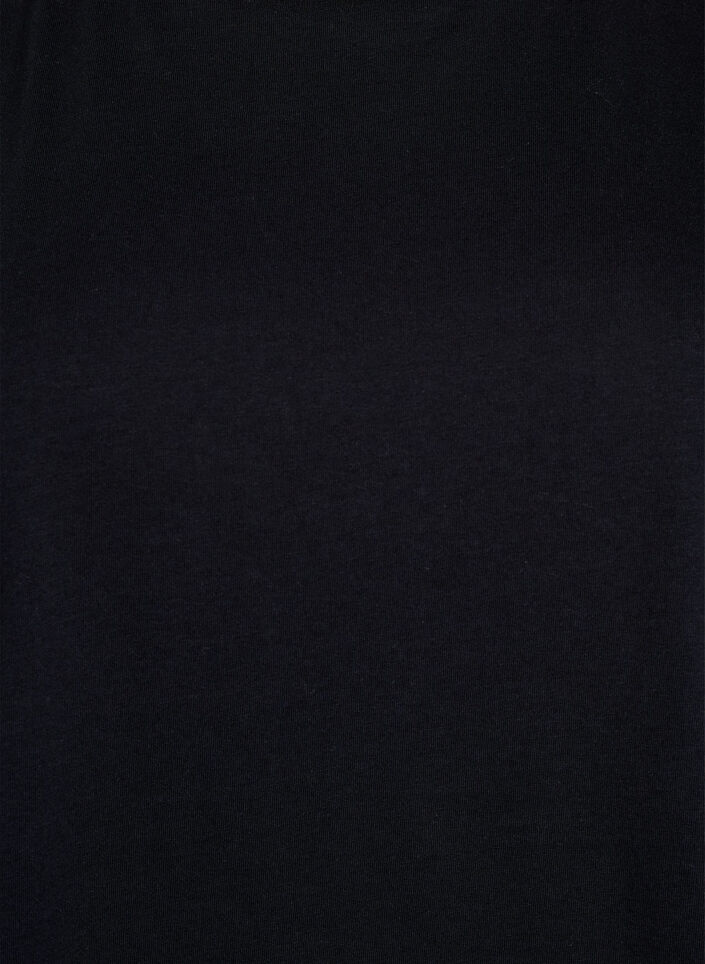 Ärmellose Jerseybluse mit Schulterpolstern., Schwarz, Packshot image number 2