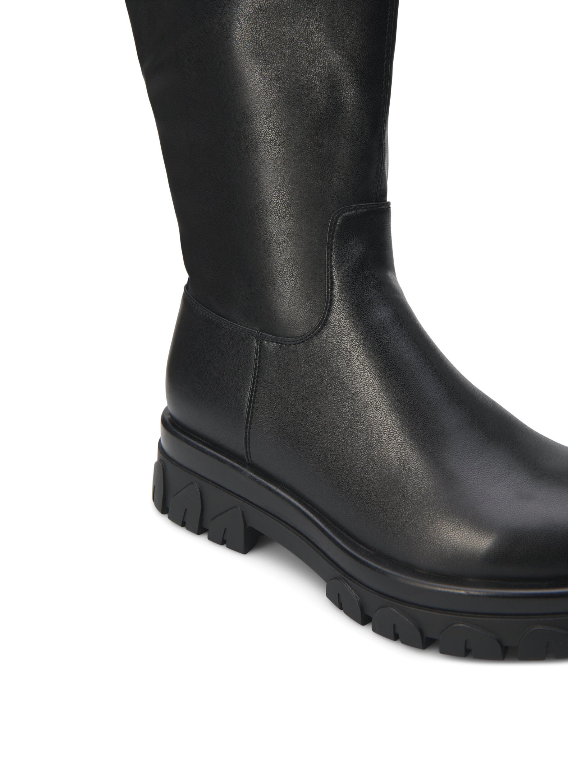 Zizzi Extra-Weite - Stiefel mit langem Schaft, Schwarz, Packshot image number 3
