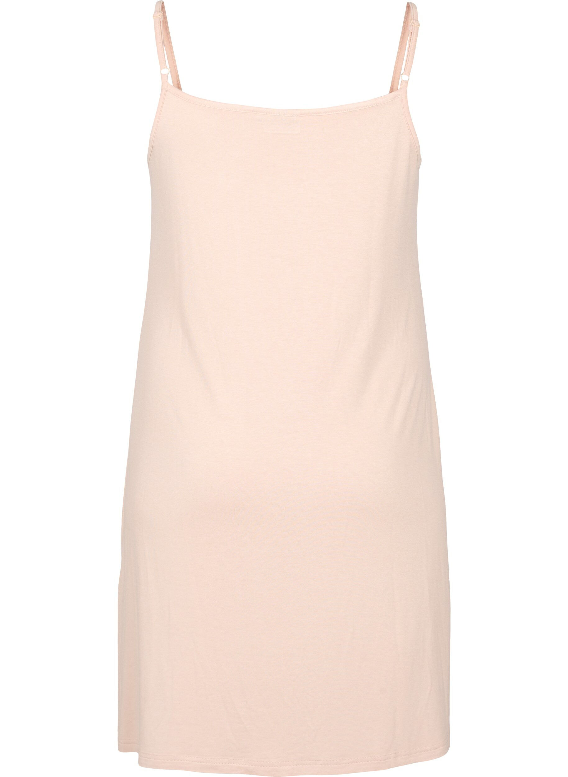 ZizziEinfarbiges Unterkleid aus Viskose, Vanille, Packshot image number 1
